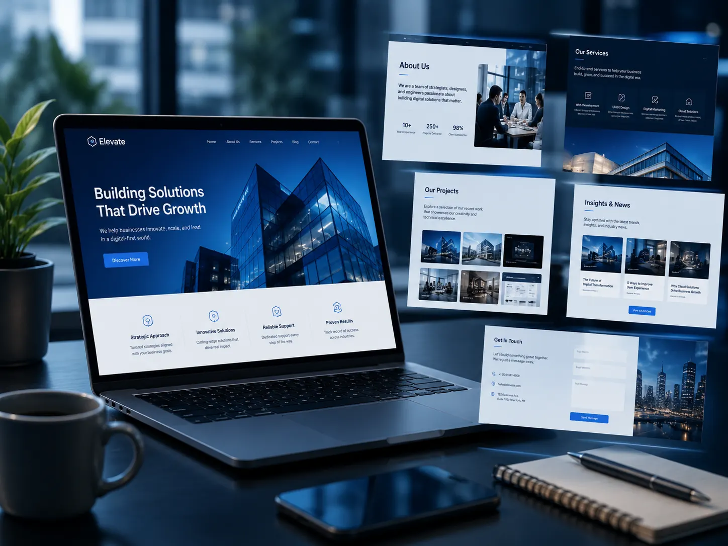 ERP solutions dashboard